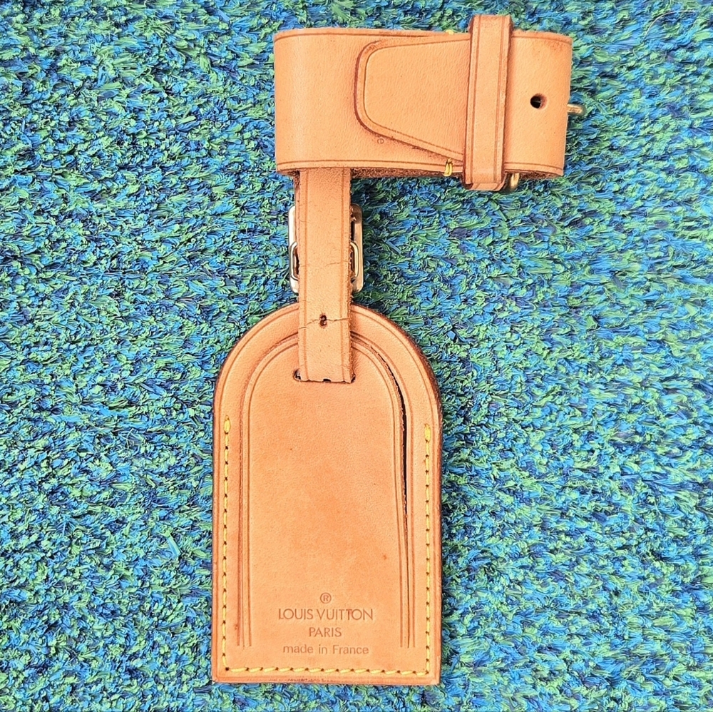 Louis Vuitton Vachetta Leather Luggage Tag